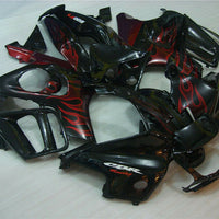 MSA Red Flame Injection Tank Cover Fairing Fit for Honda 1995-96 CBR600F3 u004