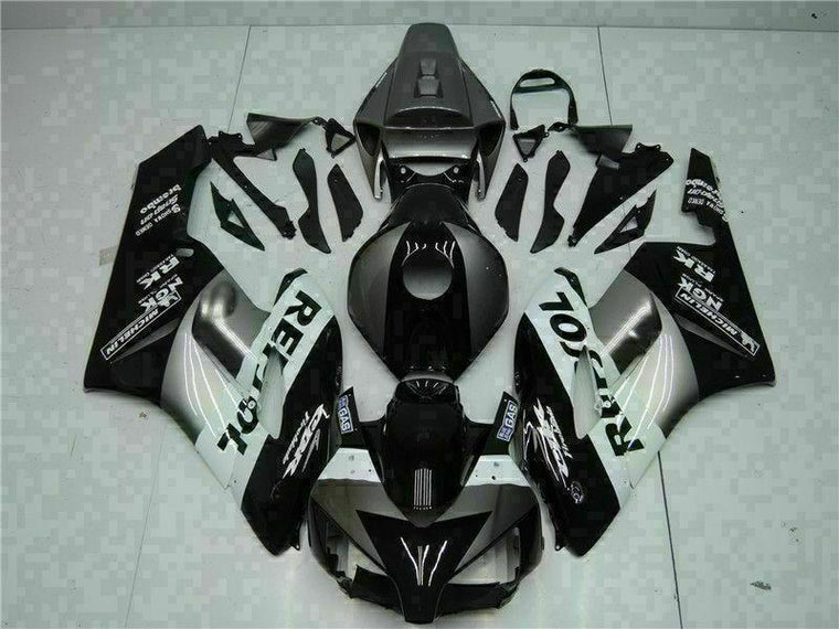 NT Fairing Fit for Honda 2004-2005 CBR1000RR N103- Grey Black | ABS Injection, US Stock