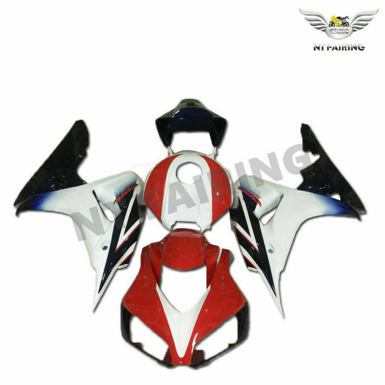 NT Fairing Fit for Honda 2006-2007 CBR1000RR U0126- Red White | ABS Injection