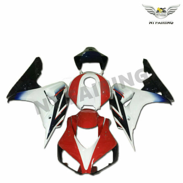 MS Injection Red White Plastic Fairing Fit for Honda 2006-2007 CBR1000RR u0126