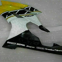 MS Injection Yellow White Mold Fairing Fit for Yamaha 2008-2016 YZF R6 g025