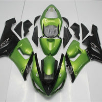 NT Injection Molding Black Green Body Fit for 2005 2006 ZX6R 636 Fairing e03A