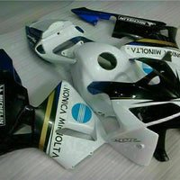MSA Injection White Black Fairing Fit for Honda 2005-2006 CBR600RR Set u069