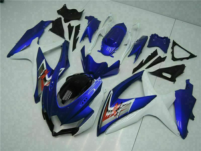 NT Injection Blue White Fairing Kit Fit for  2008-2010 GSXR 600 750 N062