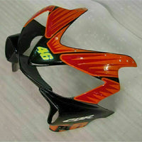 MS Injection Mold Fairing Orange Black Fit for Honda 2001-2003 CBR600 F4I u017