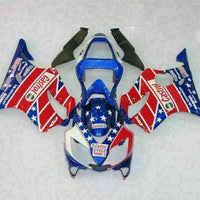 MS Injection Blue Red ABS Kit Fairing Fit for Honda 2001-2003 CBR600 F4I u033