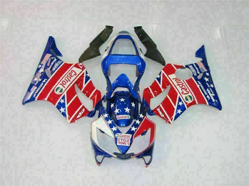 NT Fairing Fit for Honda 2001-2003 CBR600 F4i U033- Blue Red | ABS Injection