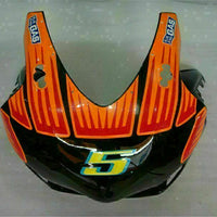 MS Injection New Green Orange Fairing Fit for Honda 2008-2011 CBR1000RR u027