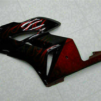 MSA Injection Mold Red Flames Fairing Fit for Honda 2004-2005 CBR1000RR WTH u001