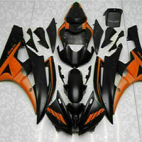 MS Injection Mold Orange Black Fairing Fit for Yamaha 2006-2007 YZF R6 g014