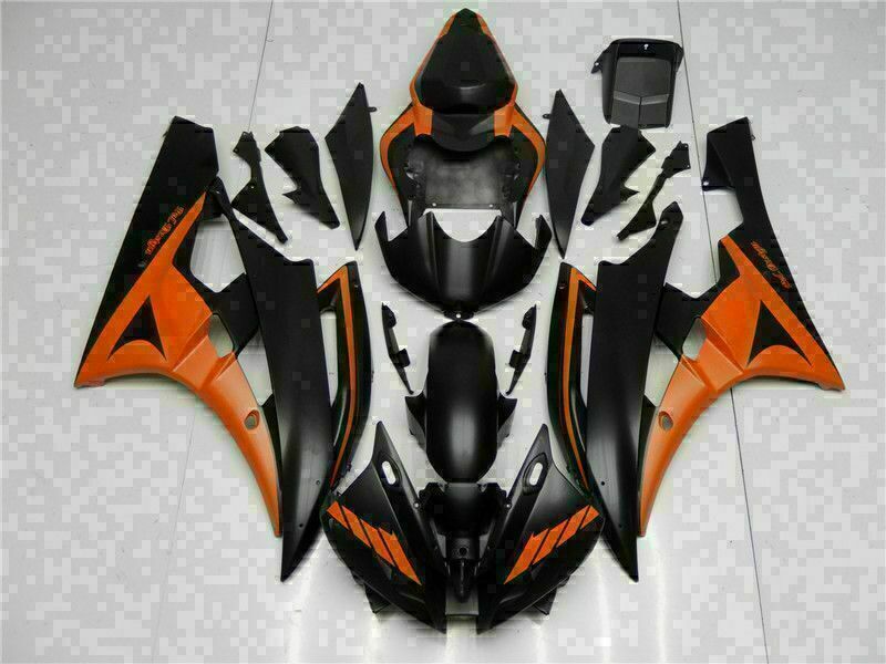 NT Fairing Fit for Yamaha 2006-2007 YZF-R6 G014- Orange Black | ABS Injection