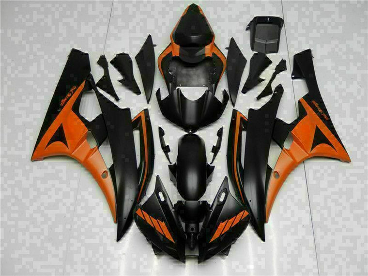 NT Fairing Fit for Yamaha 2006-2007 YZF-R6 G014- Orange Black | ABS Injection