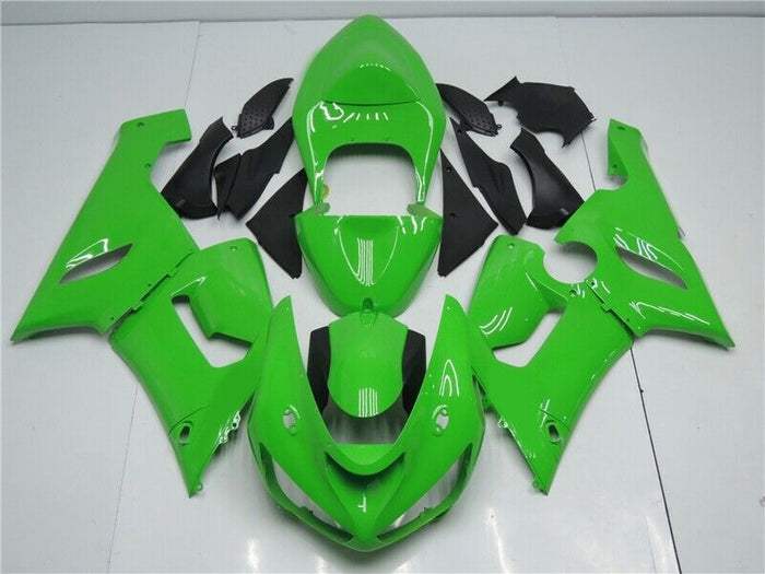 NT Green Cowl Set Fairing Fit for ZX6R 636 2005 2006 Injection Molded Set N010