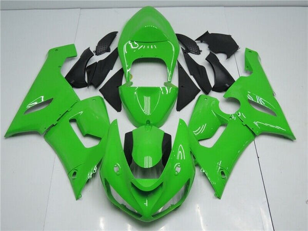 NT Green Cowl Set Fairing Fit for ZX6R 636 2005 2006 Injection Molded Set N010