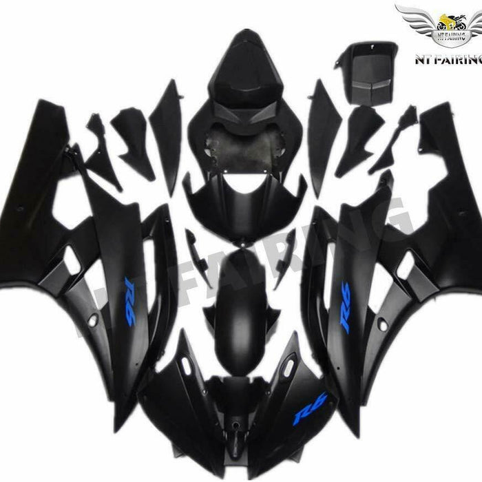 MS Injection Plastic Black ABS Kit Fairing Fit for Yamaha 2006-2007 YZF R6 g028