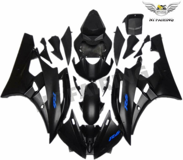 MS Injection Plastic Black ABS Kit Fairing Fit for Yamaha 2006-2007 YZF R6 g028