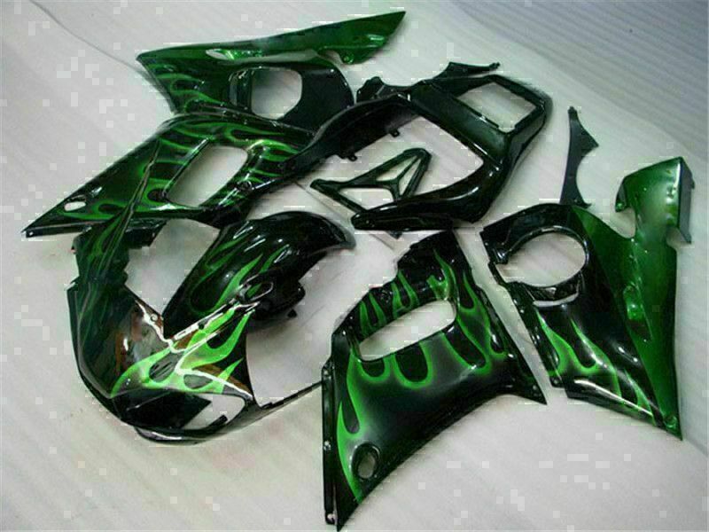 NT Fairing Fit for Yamaha 1998-2002 YZF-R6 G015- Green Black | ABS Injection
