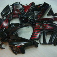 MSA Red Flame Injection Tank Cover Fairing Fit for Honda 1995-96 CBR600F3 u004