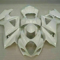 MS Injection Kit White ABS Fairing Kit Fit for  2007-2008 GSXR 1000 q029