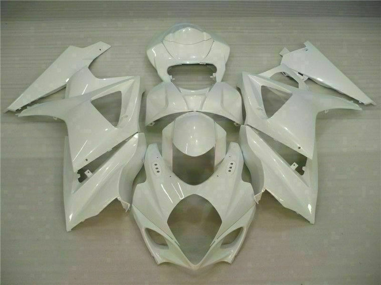 NT Fairing Fit for Suzuki 2007-2008 GSXR 1000 Q029- White | ABS Injection