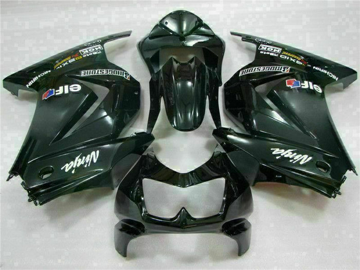 MS Fit for  2008-2012 EX250 250R Plastic Black Injection Fairing t032-T