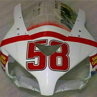 MS Injection Mold Fairing White Red Fit for ABS Honda CBR1000RR 2004-2005 u056
