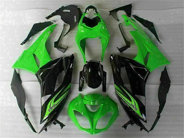 MSA Injection Fairing Fit for  2009-2012 ZX6R Plastic With Seat Cowls t024-T