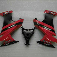 MSA Fit for  2008-2010 ZX10R ZX-10R ABS Red Black Injection Fairing t010-T