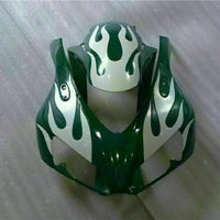 MS Injection White Flame Green Fairing Fit for Honda 2006-2007 CBR1000RR u087