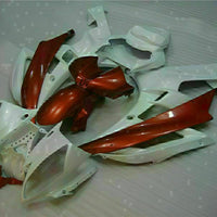 MS Injection White Brown ABS Kit Fairing Fit for Yamaha 2006-2007 YZF R6 g036