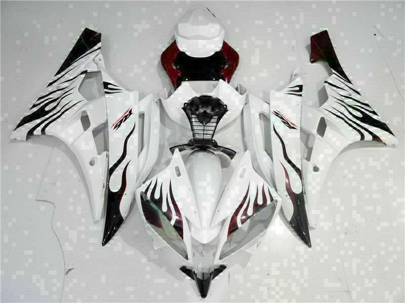 MS Injection Bodywork White ABS Cowl Fairing Fit for Yamaha 2006-2007 YZF R6 g069