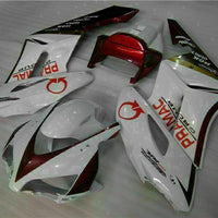 MS Injection Mold Fairing White Red Fit for ABS Honda CBR1000RR 2004-2005 u080