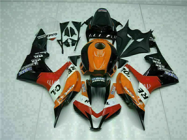 MSA Injection  Orange Fairing Kit Fit for Honda 2007-2008 CBR600RR Cowl u065
