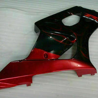 MS Injection New Red Flame Set Fairing Fit for  2003-2004 GSXR 1000 q038