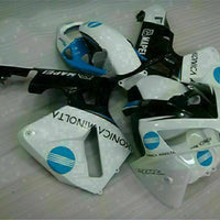 MSA Injection White Blue Fairing Fit for Honda 2005-2006 CBR600RR Plastic u019