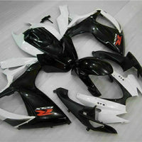 MSB Injection White Black Fairing Fit for  2006 2007 GSXR 600 750 o064
