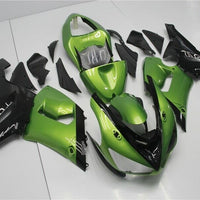 NT Injection Molding Black Green Body Fit for 2005 2006 ZX6R 636 Fairing e03A