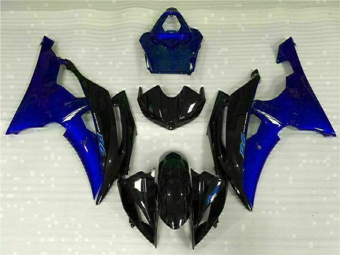 MS Injection Bodywork Blue Black Fairing Fit for Yamaha 2008-2016 YZF R6 g062