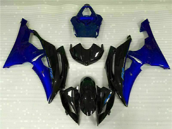 MS Injection Bodywork Blue Black Fairing Fit for Yamaha 2008-2016 YZF R6 g062