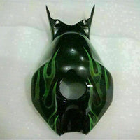 MS Injection Green Flame Black Fairing Fit for Honda 2006-2007 CBR1000RR u025
