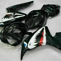 NT Injection Black Shark Kit Fairing Fit for Honda 2006-2007 CBR1000RR ABS Cowl N081