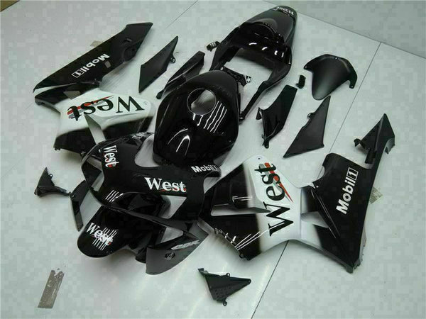 MSA Injection Mold ABS Set Black Fairing Fit for Honda 2003-2004 CBR600RR u077