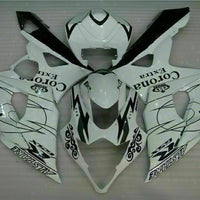 MS Injection Mold White ABS Kit Fairing Fit for  2005-2006 GSXR 1000 q024