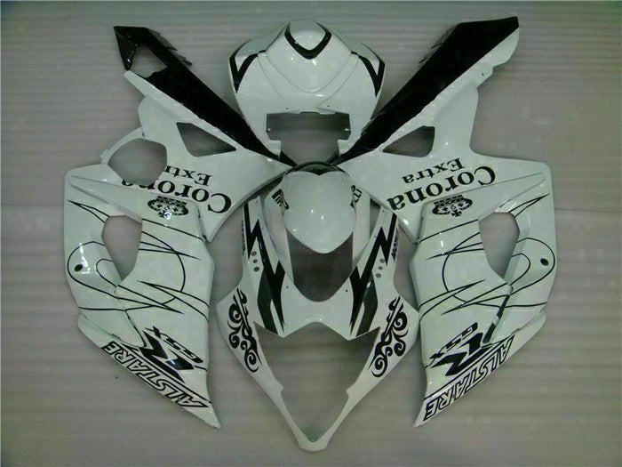 MS Injection Mold White ABS Kit Fairing Fit for  2005-2006 GSXR 1000 q024