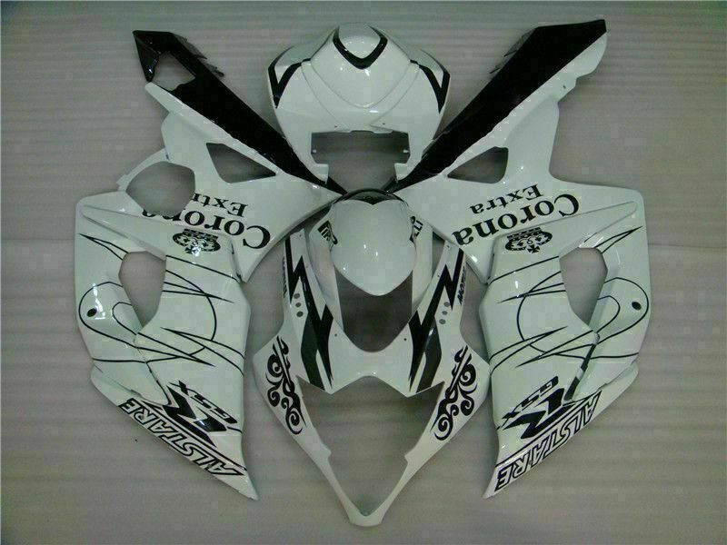 NT Fairing Fit for Suzuki 2005-2006 GSXR 1000 Q024- White | ABS Injection