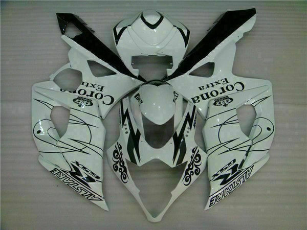 MS Injection Mold White ABS Kit Fairing Fit for  2005-2006 GSXR 1000 q024