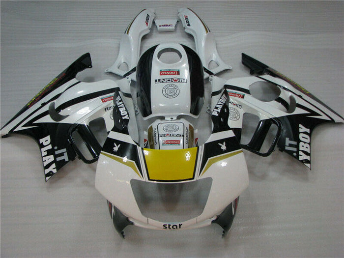MSA Bodywork White Injection Fairing Kit Fit for Honda 1997-1998 CBR600F3 u022