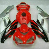 MS Injection Fairing Red Silvery Fit for ABS Honda CBR1000RR 2004-2005 u069
