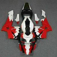 MSA Injection Mold Red White Fairing Fit for Honda 2003-2004 CBR600RR u032