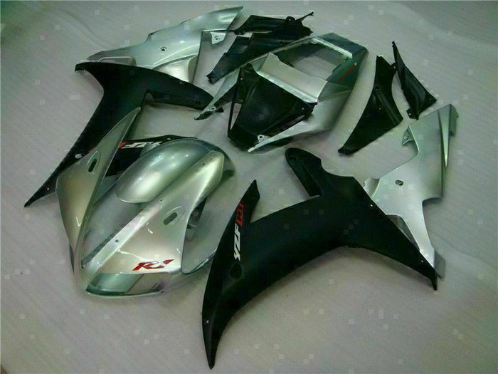 MSB Injection Mold Kit Silvery Fairing Fit for Yamaha 2002-2003 YZF R1 j003-02